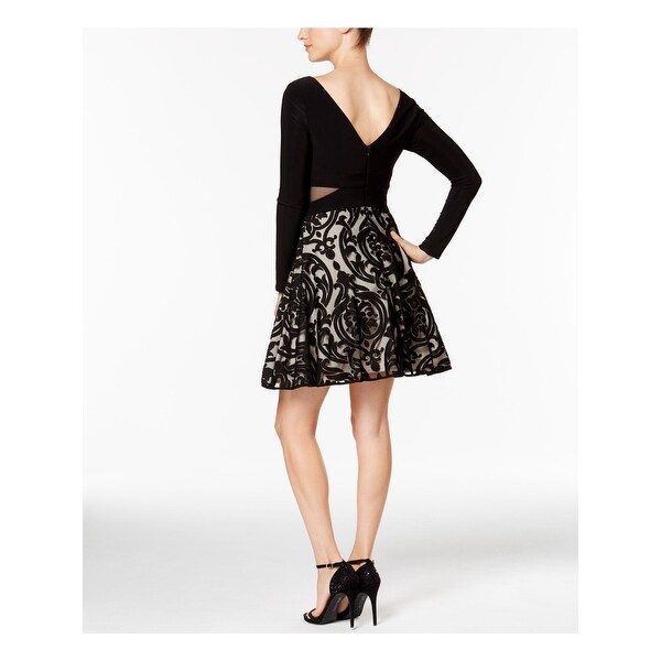 black xscape dress
