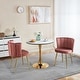 preview thumbnail 24 of 23, Modern dining chair(set of 2 ) with iron tube legs, comfortable backrest, suitable for dining room, living room, cafe