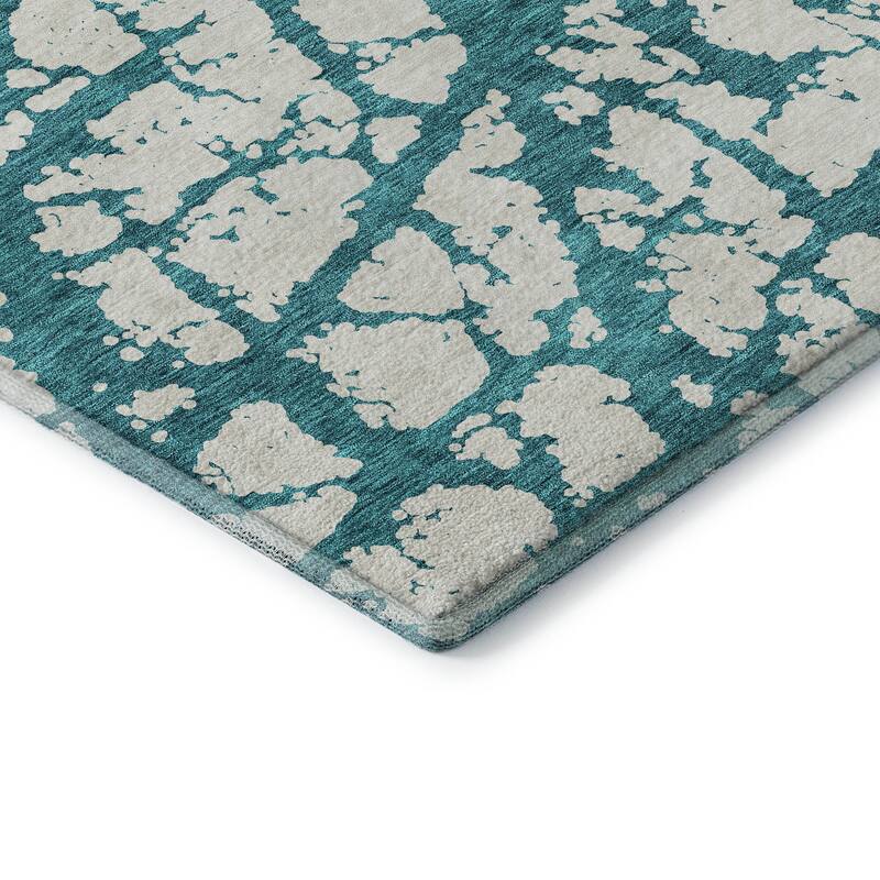 Premium Washable Super Soft Modern Crackle Mayfield Rug