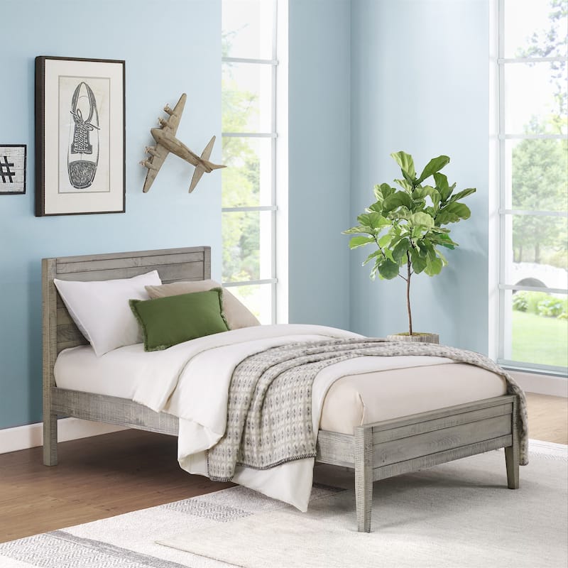Windsor Panel Wood Twin Bed
