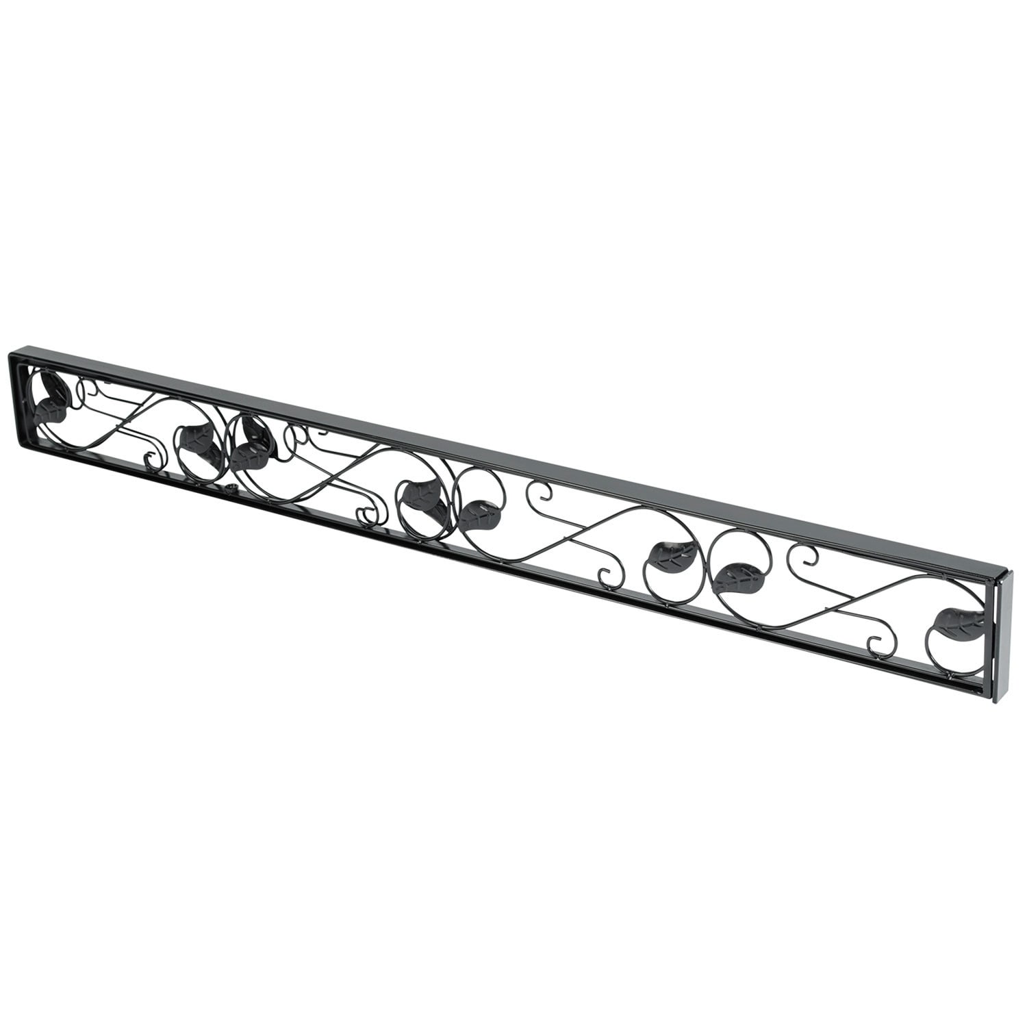 Sliding Door Security Bar Adjustable Black Glass Patio Door Jammer Door Stopper Blocker Fits In Track To Prevent Opening