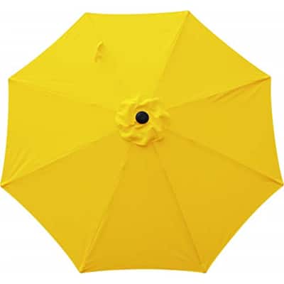 Sunflower Yellow/ Aluminum 9-foot Market Umbrella