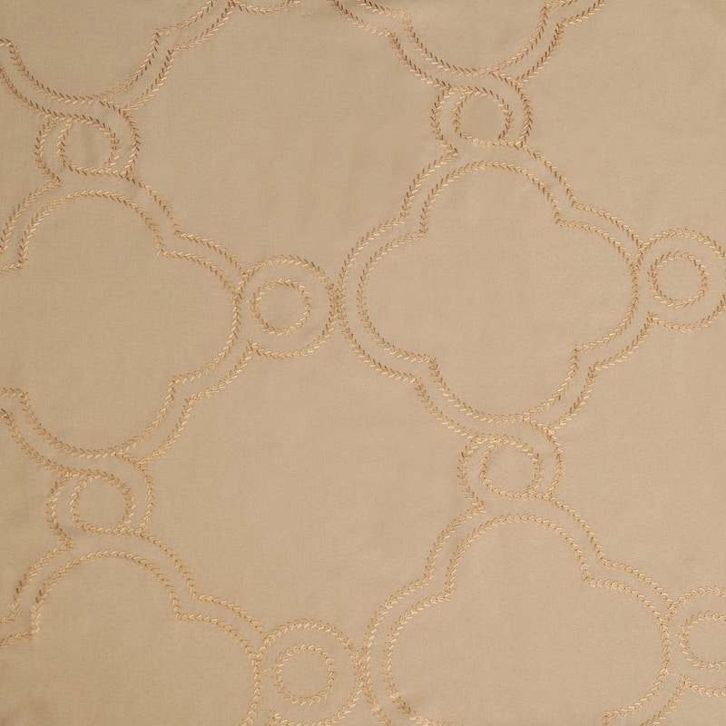 Superior Embroidered Sheer Grommet Curtain Panel (Set of 2) 52"x 84"
