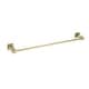 preview thumbnail 1 of 39, Cube 24 inch Bathroom Towel Bar Brush Gold
