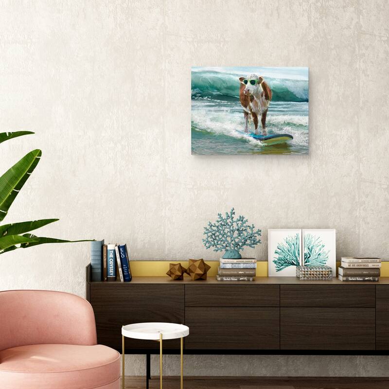Surf & Turf by Studio Arts Canvas Art Print