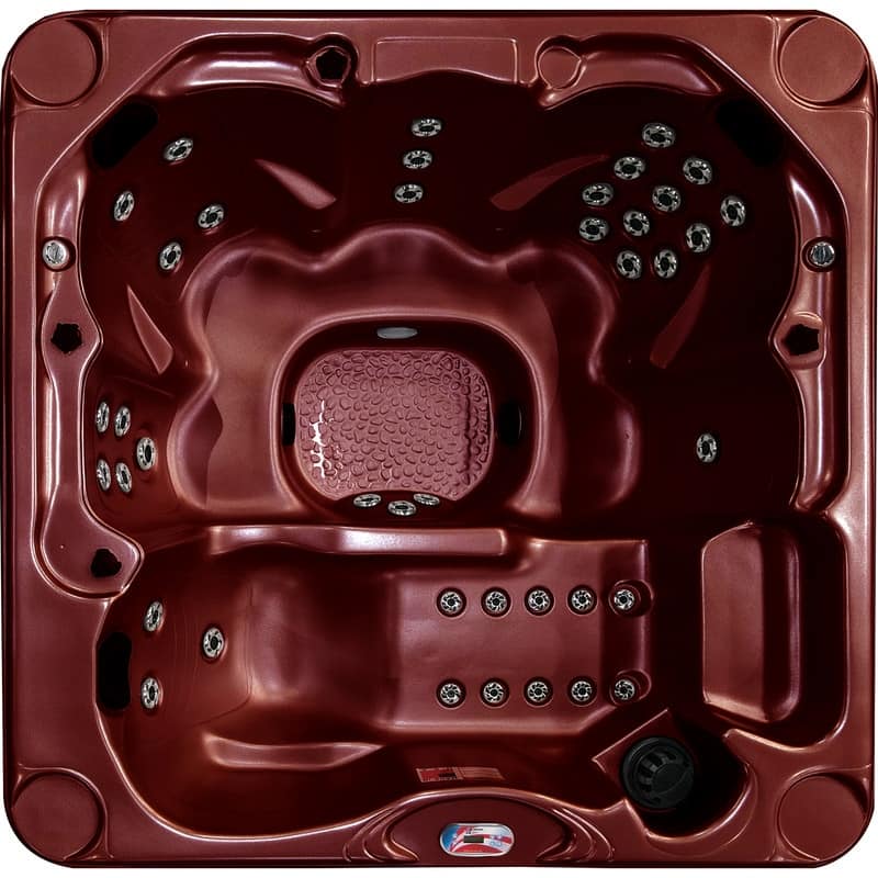 6-Person 40-Jet Premium Acrylic Lounger Spa Standard Hot Tub with Ozonator and 5.5kW Heater