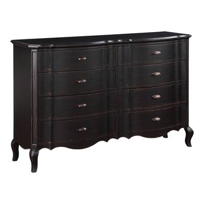 ACME Chelmsford 8-Drawer Dresser in Antique Black