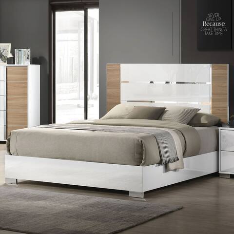Gava Contemporary White 3-piece Bedroom Set by Furniture of America
