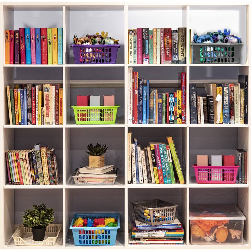 Small Plastic Storage Basket for Organizing Kitchen Pantry, countertop