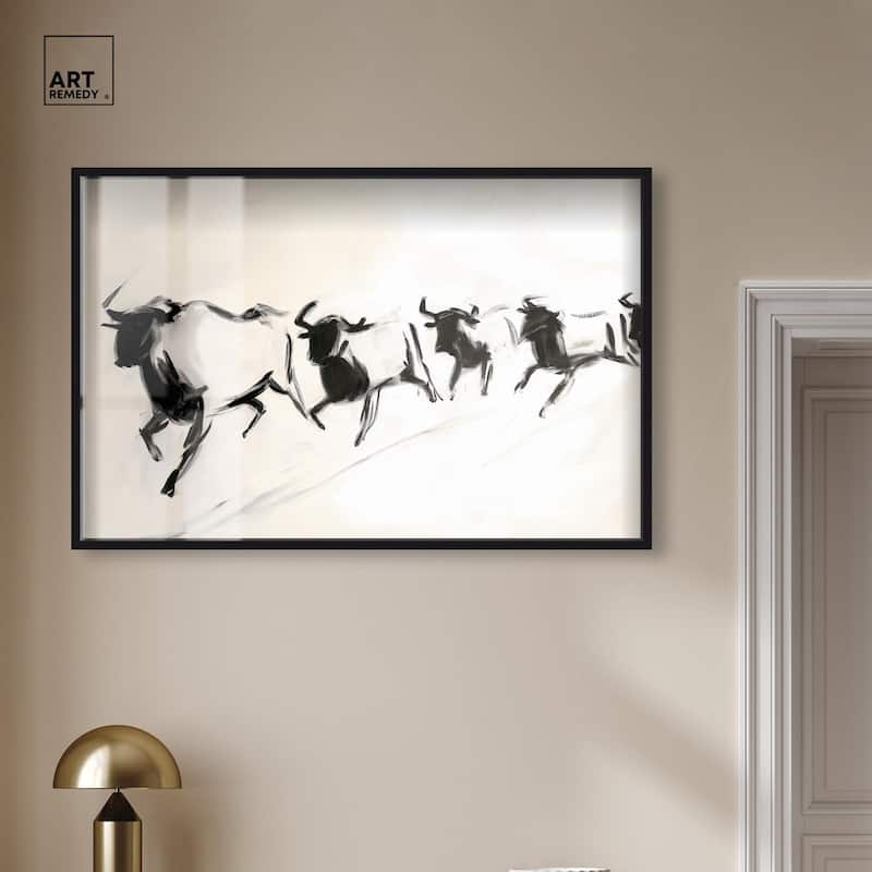 Bovine II Shadowbox by Art Remedy