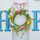 preview thumbnail 23 of 34, Glitzhome Wooden Happy Easter Bunny Eggs Porch Sign Standing Decor Spring Gift