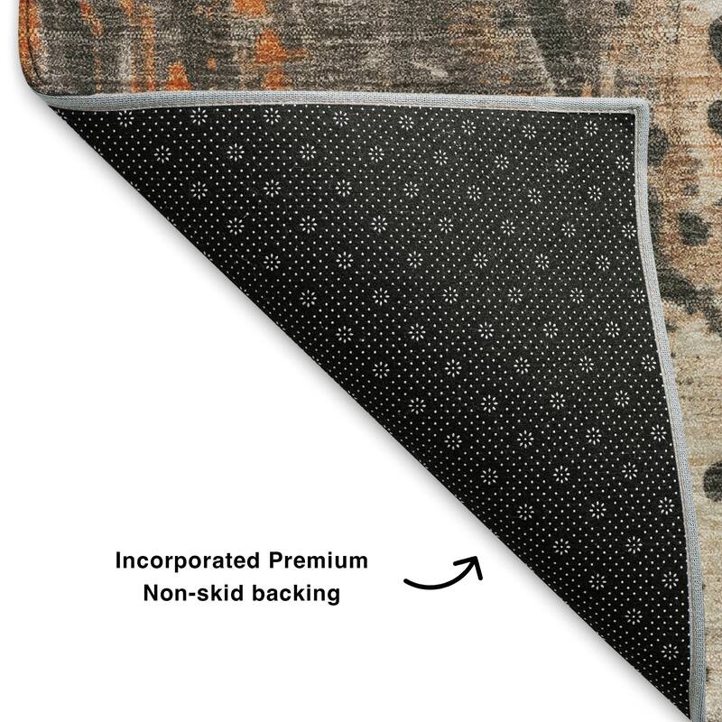 Premium Washable Super Soft Abstract Modern Mayfield Rug