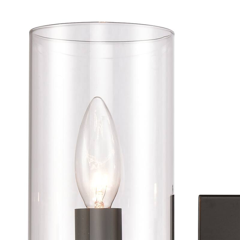 Oakland 13.5-inch Wide 2-Light Vanity Light in Black