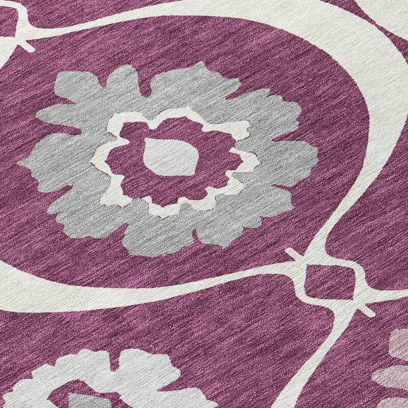 HomeRoots Medallion Transitional Rectangle Outdoor Rug