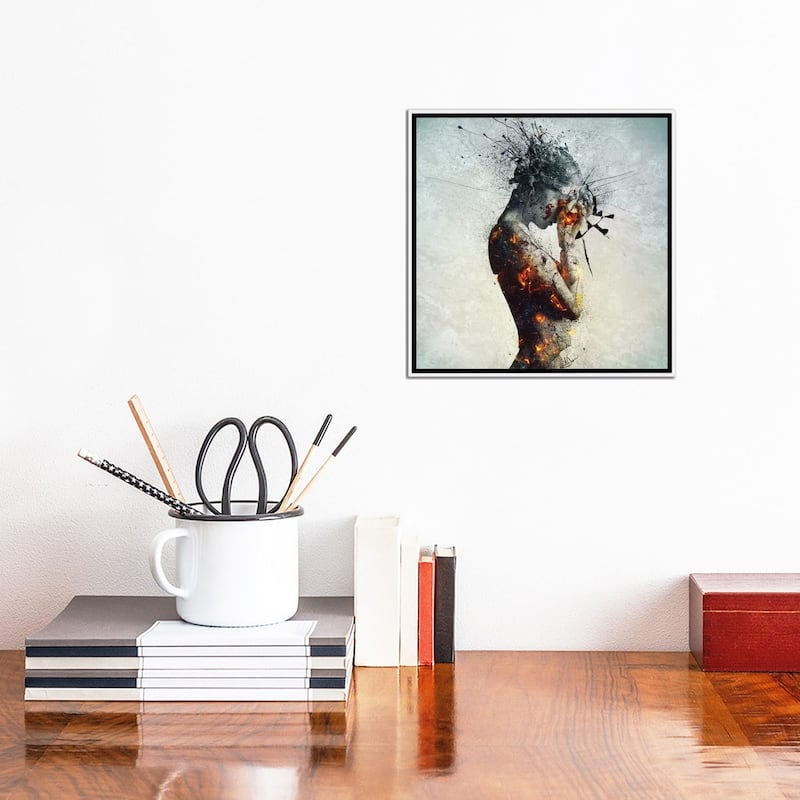 iCanvas "Deliberation" by Mario Sanchez Nevado Framed Canvas Print