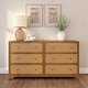preview thumbnail 5 of 11, Elio Rattan 6 Drawer Dresser