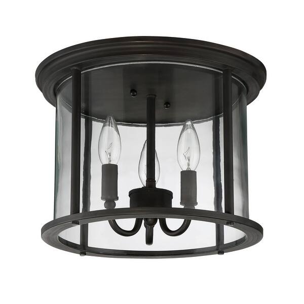 Shop Craftmade Z2837 Carlton 3 Light Flush Mount Ceiling Fixture