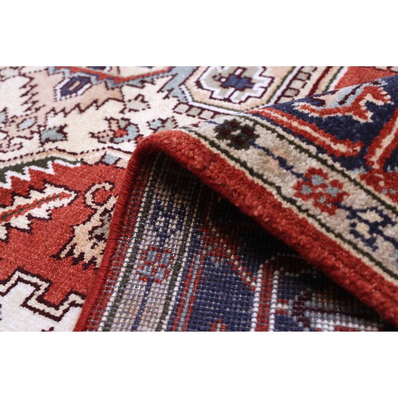 ECARPETGALLERY Hand-knotted Serapi Heritage Dark Copper Wool Rug - 8'0 x 10'0