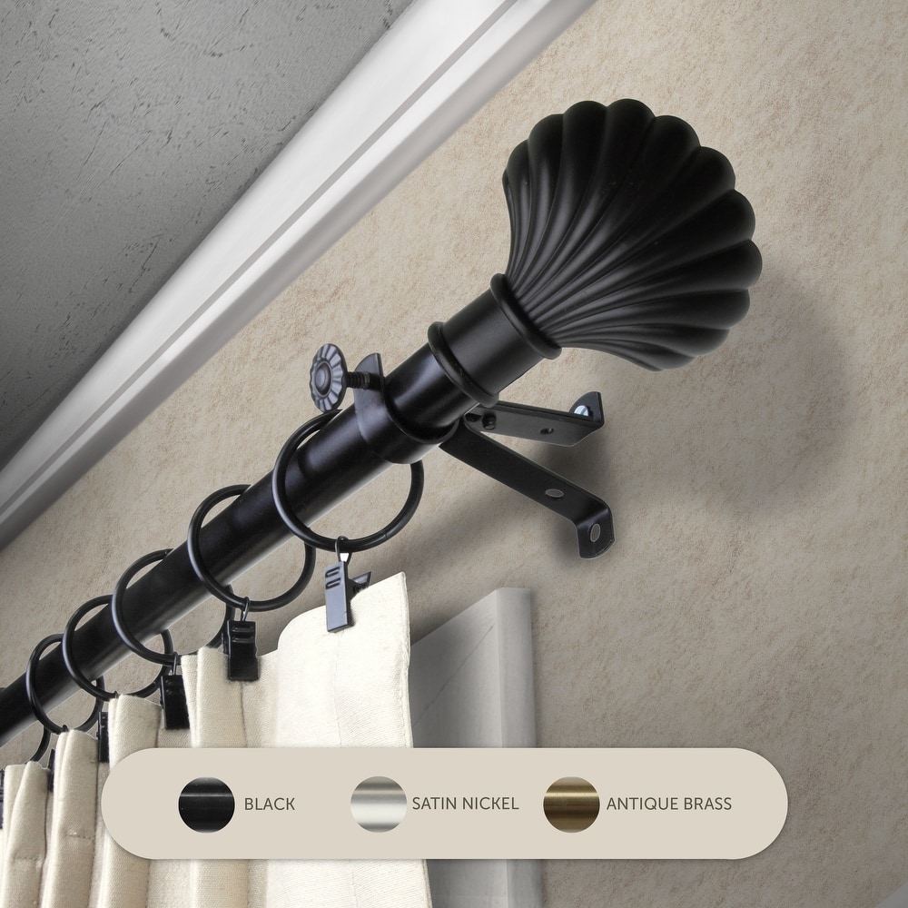 InStyleDesign Shelly Adjustable Curtain Rod