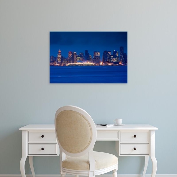 Easy Art Prints Walter Bibikow's 'Vancouver, city view form North Vancouver' Premium Canvas Art