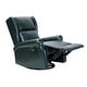preview thumbnail 78 of 98, Baksoho Faux Leather Manual Swivel Recliner with Metal Base