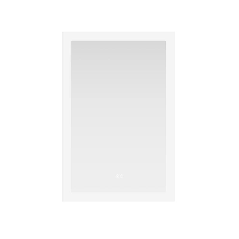 Beijing Rectangular Frameless LED Wall Bath Vanity Mirror - 24"W x 40"H