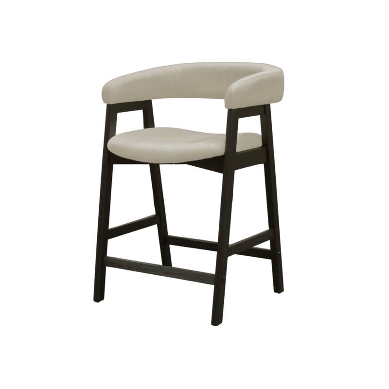 Alpine Furniture Cove Counter Height Chairs, Vintage Black (Set of 2)