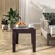 preview thumbnail 9 of 14, Trillia Resin Outdoor End Table Brown