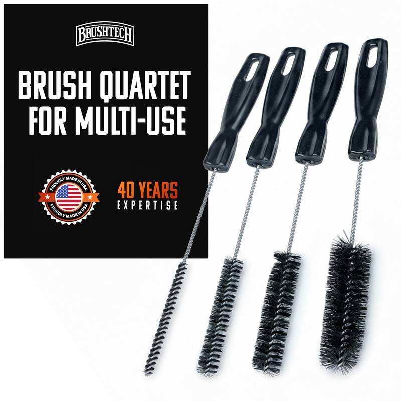 Brushtech Brush Quartet For Multi-Use - 13.5 in - Black - 13.5 in