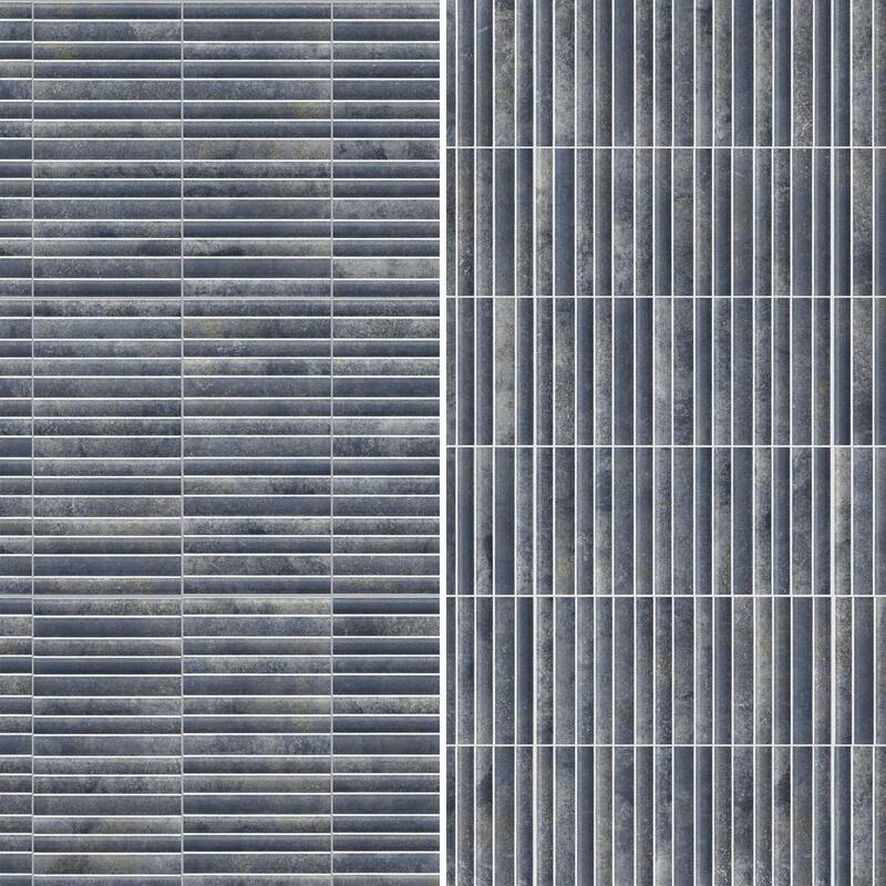 Merola Tile Rubik Azul 5-7/8" x 11-3/4" Ceramic Wall Tile