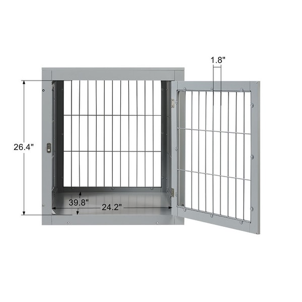 Unipaws pet crate deals end table