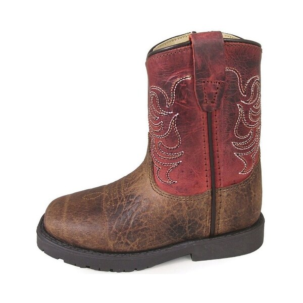 Smoky Mountain Western Boots Boys Autry Zip Brown Burnt. Opens flyout.