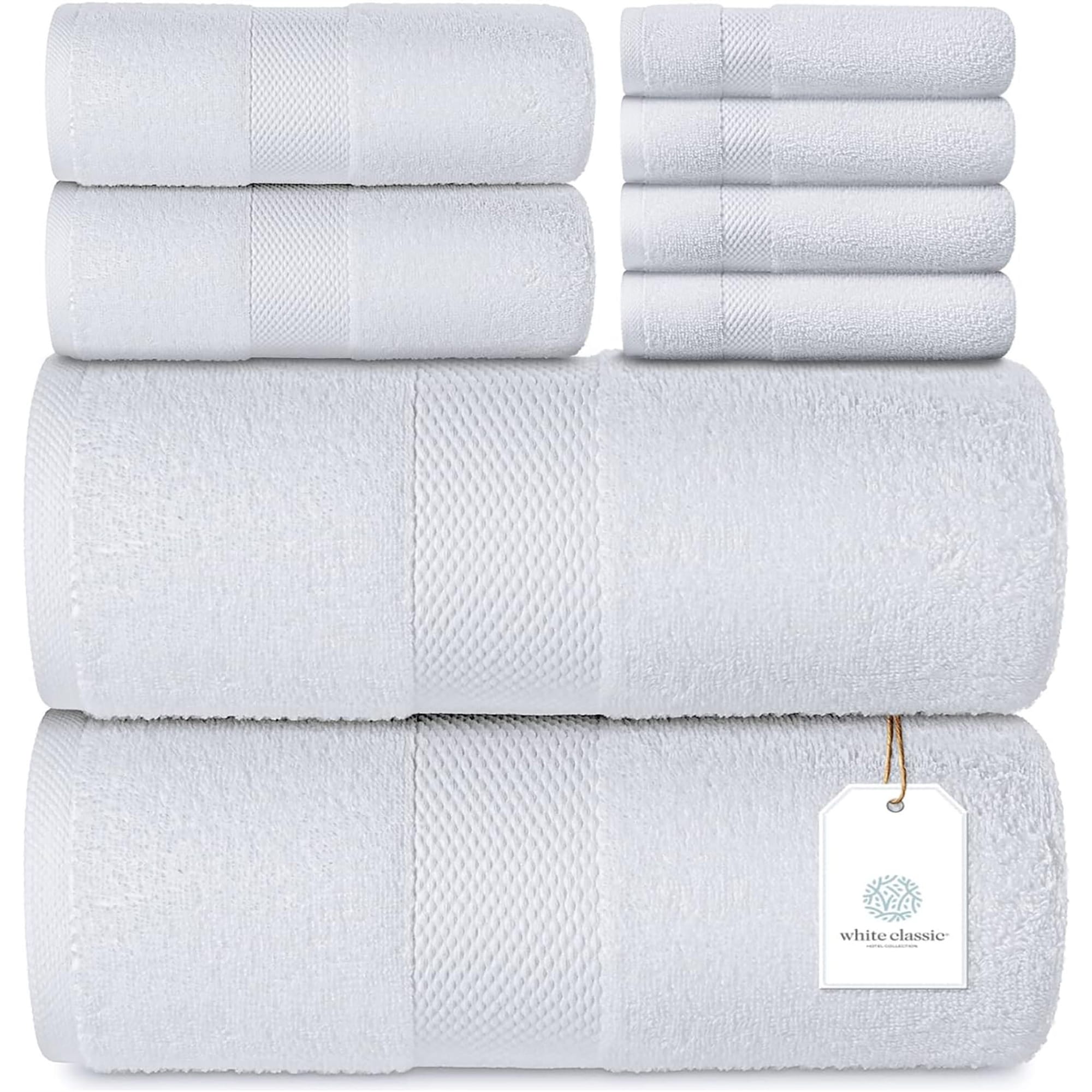 Cifelli Home Turkish Cotton 6 Piece Towel Set Luxury Hotel Quality - N/A -  Bed Bath & Beyond - 33344218