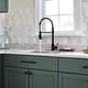 preview thumbnail 2 of 14, DORNBERG Spring Pull Down Kitchen Sink Faucet with Deck Plate