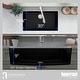 preview thumbnail 14 of 52, Karran Undermount 32.5 in. Large Single Bowl Quartz Kitchen Sink Kit