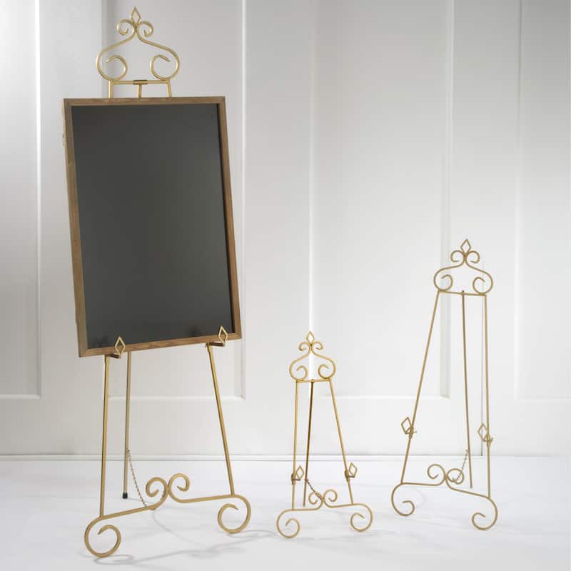 66"H Keller Black Metal Floor Easel