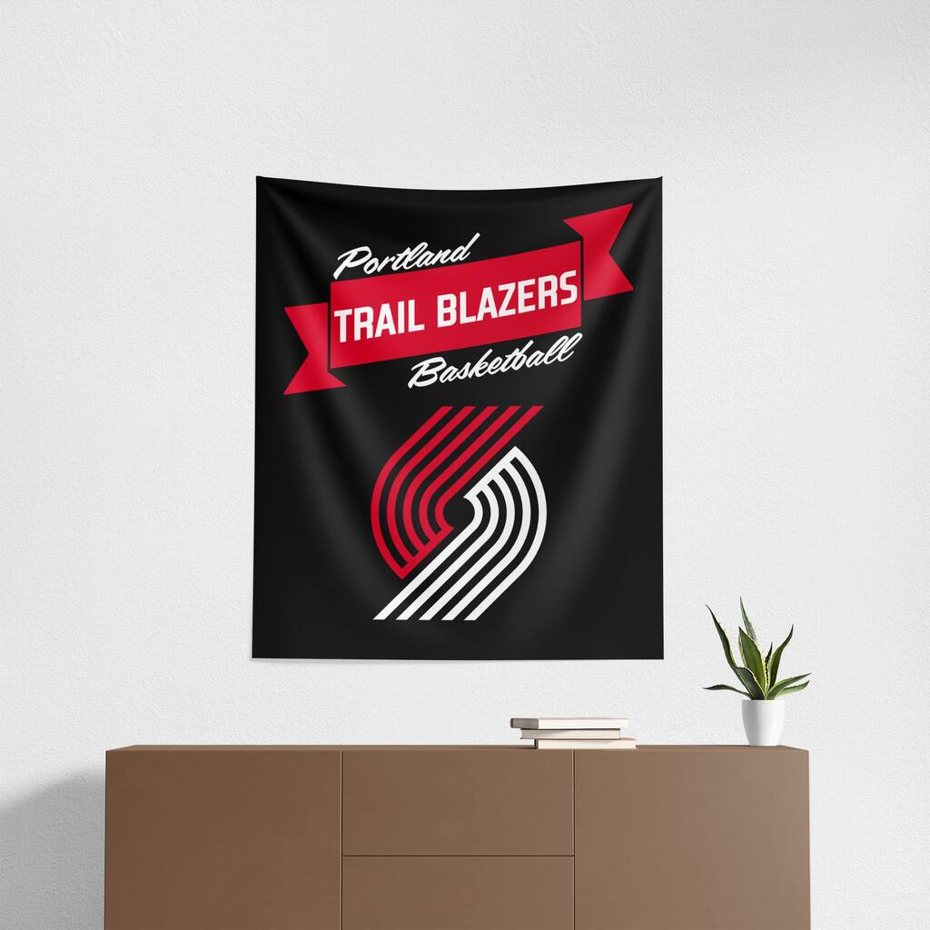 NBA Premium Trailblazers Printed Wall Hanging - 34"x40"