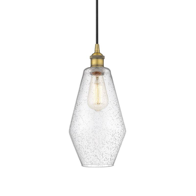 Innovations Lighting 616-1P-15-7 Cindyrella Pendant Cindyrella 7" Wide - Brushed Brass / Seedy