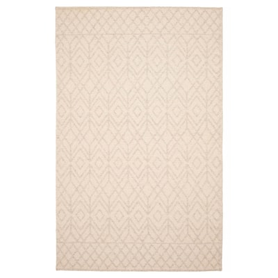 ECARPETGALLERY Braid weave Sienna Khaki Wool Rug - 5'1 x 8'2