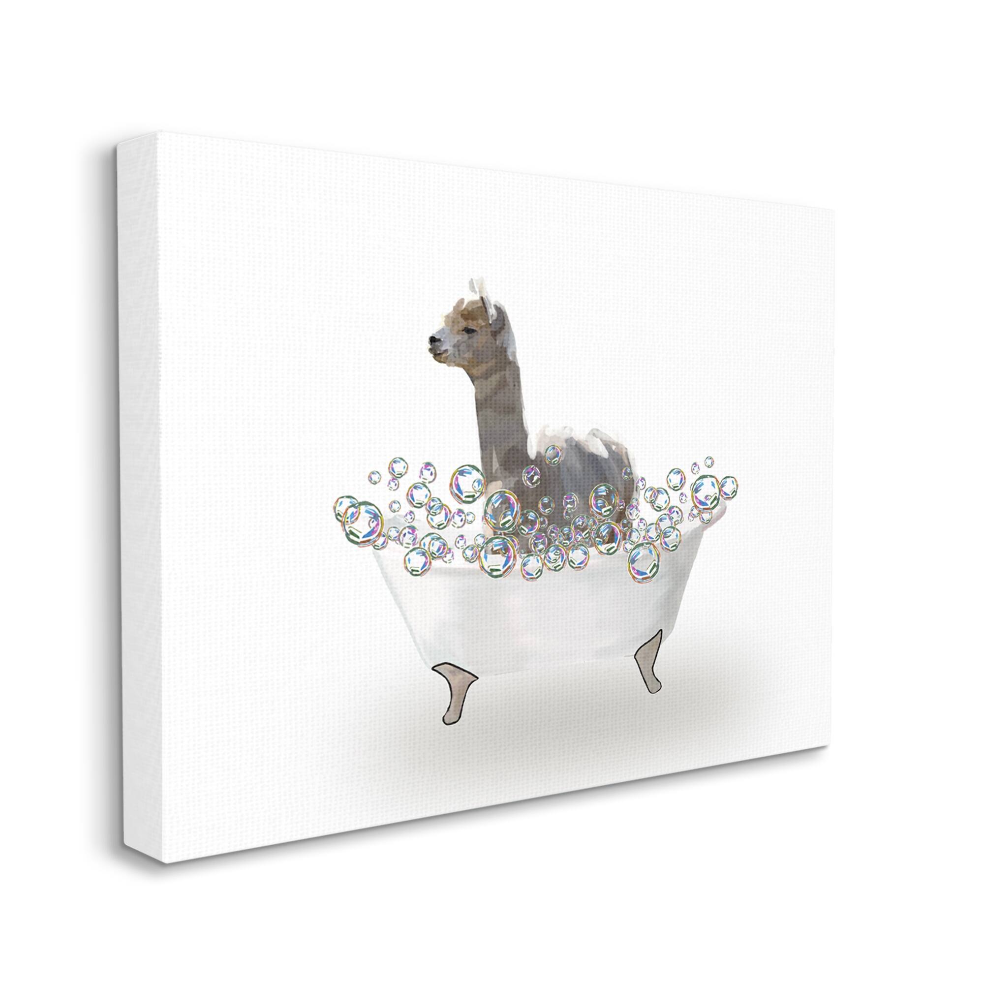 Stupell Bubble Bath Canvas Wall Art Design by Amelia Noyes On Sale