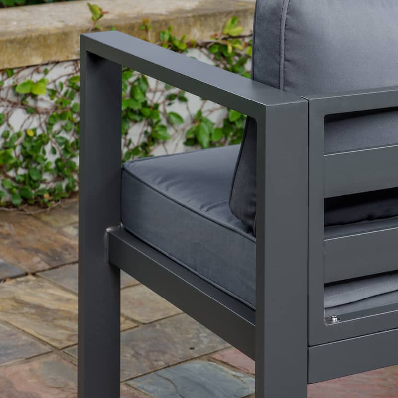 Lakeview Aluminum Outdoor Club Chair with Cushions