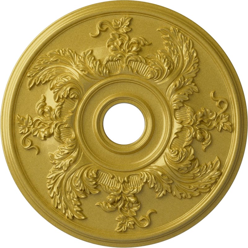 23 5/8"OD x 4 5/8"ID x 1 7/8"P Acanthus Twist Ceiling Medallion