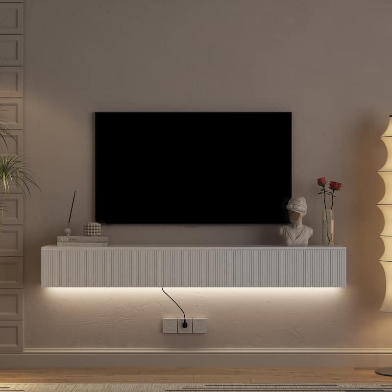 Floating TV Stand Wall Mounted