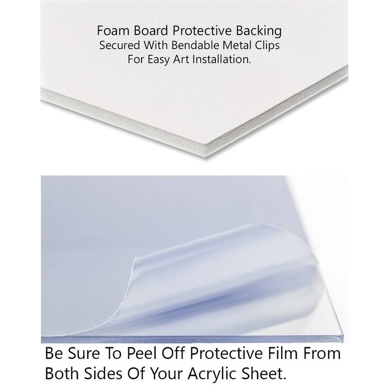 11x20 Natural Wide Bamboo Picture Frame - UV Acrylic, Foam Board Backing, Hanging Hardware