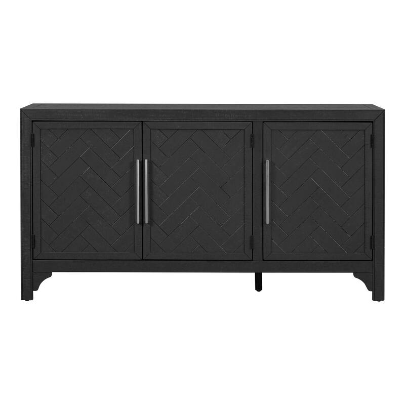 Designed Storage Cabinet Sideboard with Adjustable Shelves, Suitable for Living Rooms, Entrance and Study Rooms