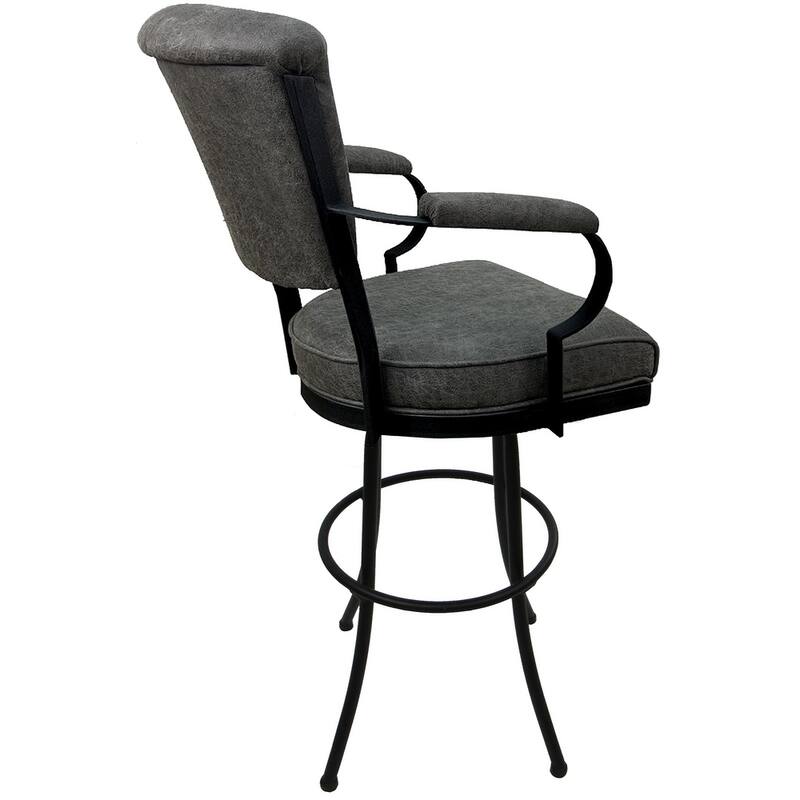 Miami Extra Tall 34" Spectator Metal Bar Stool on Noam Base - 34" Seat Height