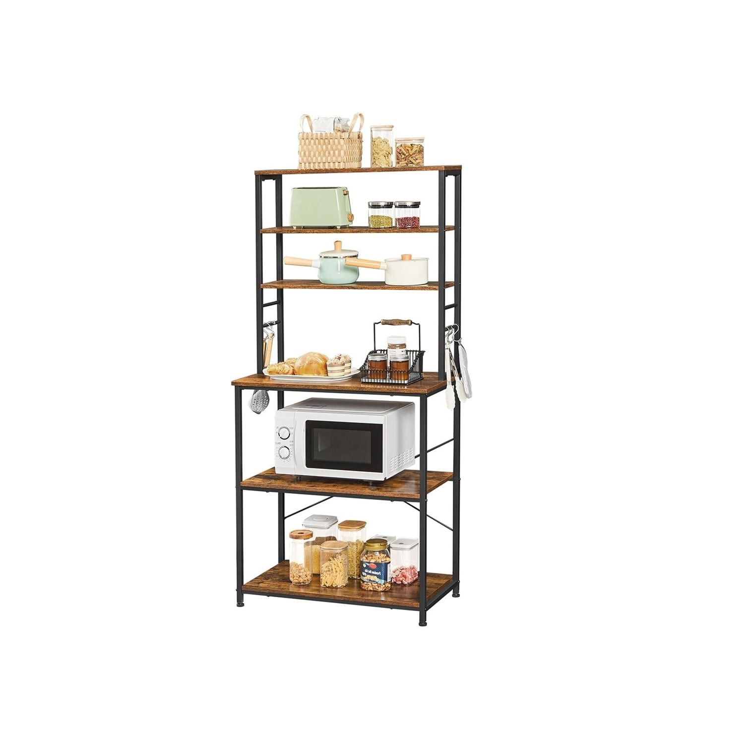 https://ak1.ostkcdn.com/images/products/is/images/direct/b82347f72a1234af79e7a5fc7e744a70fe4adc00/Farmhouse-6-Tier-Industrial-Utility-Kitchen-Bakers-Rack-Microwave-Stand.jpg