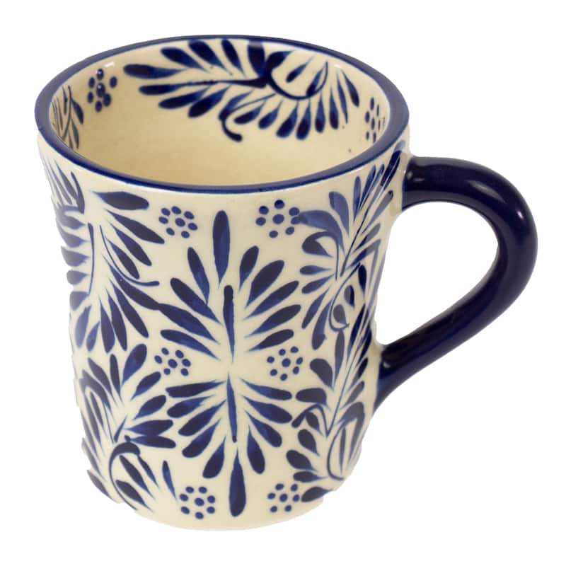 Encantada Mexican Handmade Pottery Set of 2 Mugs