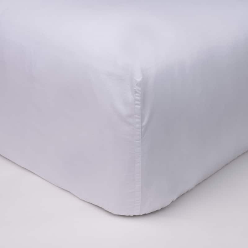 Box Spring Cover, Ivory, CA King - White