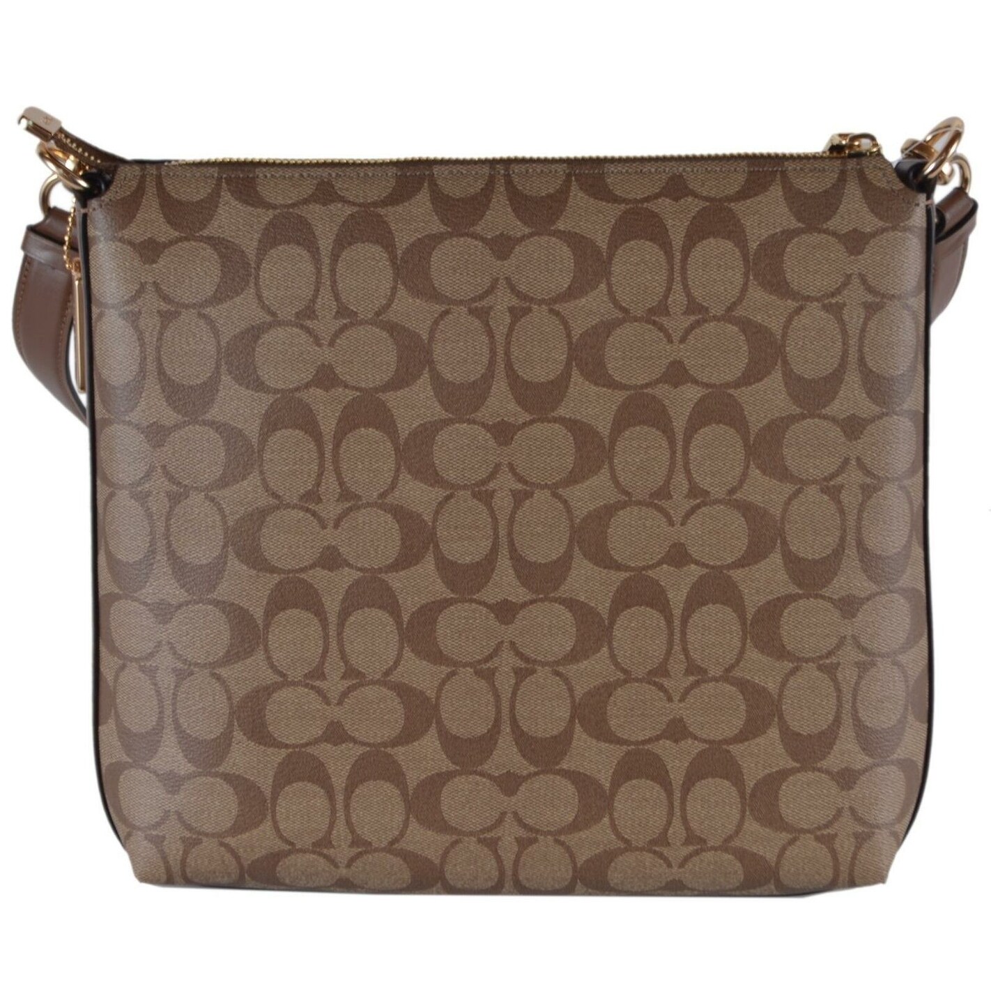 Shop Coach 77885 Signature Canvas Mae File Crossbody Purse Bag On Sale Overstock 31580906